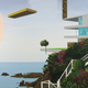 Illustration for article titled I Wish the Fantastical Modern Houses in These Paintings Were Real